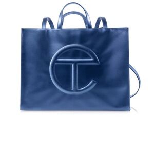 Large Dark blue Telfar bag brand new still in bag
